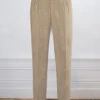 Naples Muted Beige Highland Tweed Trousers -Elite Attire Store 01 3b104518 5d07 4652 9d16 4ec3635f7085