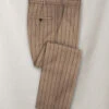 Italian Wool Cashmere Brown Stripe Pants
