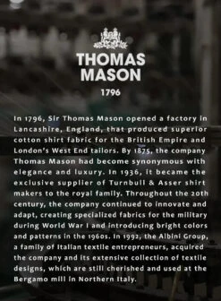 Thomas Mason White Oxford Shirt -Elite Attire Store 06 39 c12cc9e5 e5fa 4eff a37d 251710be571d