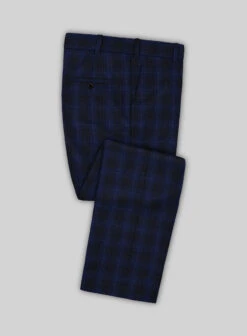 Reda Ballio Blue Checks Wool Suit 14 Reda Ballio Blue Checks Wool Suit -Elite Attire Store Redaballiobluecheckswoolsuitlook 4