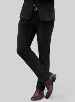 Black Velvet Tuxedo Suit -Elite Attire Store blackvelvettuxsuitlk 3