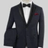 Blue Merino Wool Tuxedo Suit -Elite Attire Store bluemerinowooltuxedosuitlk