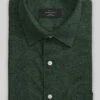 Bottle Green Herringbone Tweed Shirt -Elite Attire Store bottlegreenherringbonetweedshirt