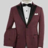 Burgundy Tuxedo Suit -Elite Attire Store burgundytuxedosuitlook