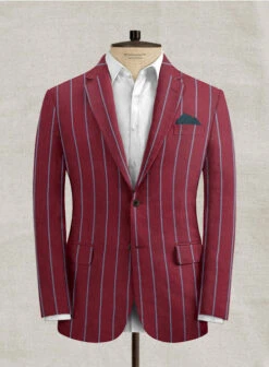 Caccioppoli Moncal Linen Suit -Elite Attire Store cacciomoncallinensuitlook 1