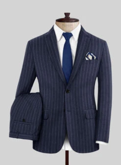 Caccioppoli Reilla Blue Wool Suit