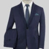 Caccoppoli Sun Dream Colta Blue Wool Silk Suit -Elite Attire Store caccioplisundremcoltabluewoolslksuitlk