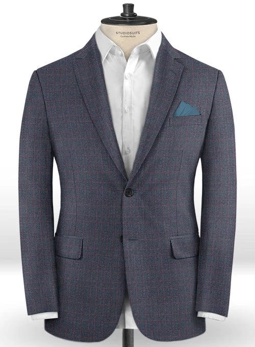Caccioppoli Dapper Dandy Bella Blue Wool Suit 5 Caccioppoli Dapper Dandy Bella Blue Wool Suit - Image 3