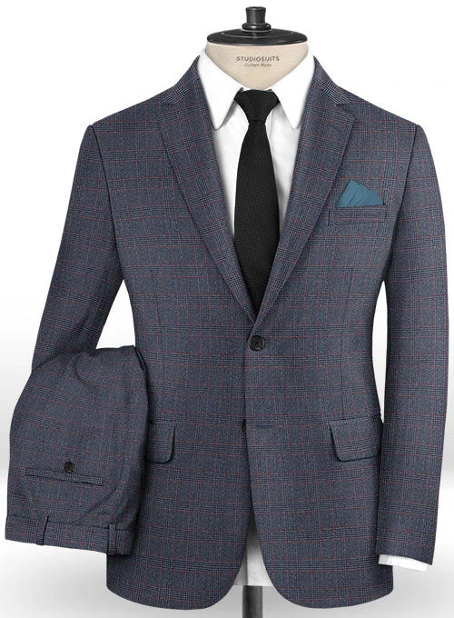 Caccioppoli Dapper Dandy Bella Blue Wool Suit 3 Caccioppoli Dapper Dandy Bella Blue Wool Suit