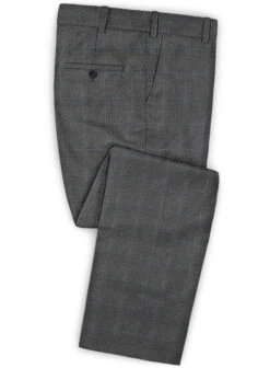 Caccioppoli Dapper Dandy Varto Glen Gray Wool Suit -Elite Attire Store caccioppolidapperdandyvartoglengraysuitlook 2