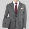 Caccioppoli Nevro Gray Wool Suit -Elite Attire Store caccioppolinevrogrywlsuitlk