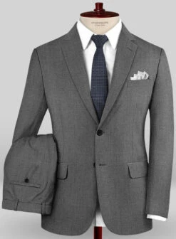 Caccioppoli Sun Dream Cilia Gray Wool Silk Suit
