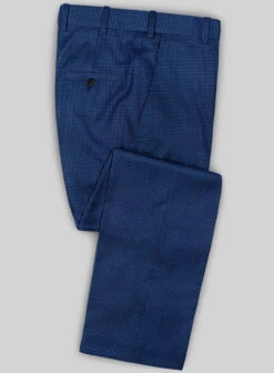 Caccioppoli Sun Dream Trippo Blue Wool Silk Suit -Elite Attire Store caccioppolisdtrippobluesuitlook 2