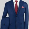 Caccioppoli Sun Dream Trippo Blue Wool Silk Suit -Elite Attire Store caccioppolisdtrippobluesuitlook 90446903 fd4f 4171 827f d196e82f779c