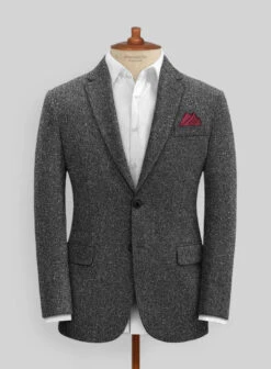 Charcoal Flecks Donegal Tweed Suit -Elite Attire Store charcoalflecksdonegaltweedsuitlok 2