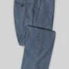 Classic Blue Denim Tweed Pants -Elite Attire Store classicbluedenimtweedpantslook