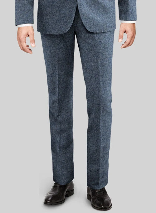 Classic Blue Denim Tweed Pants 4 Classic Blue Denim Tweed Pants - Image 2
