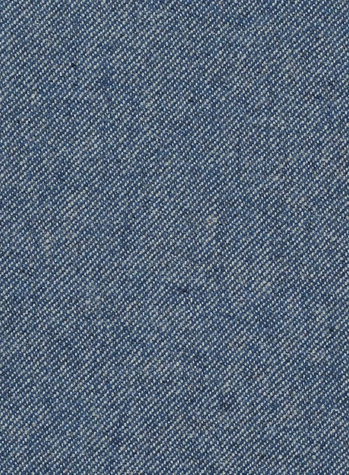 Classic Blue Denim Tweed Pants 5 Classic Blue Denim Tweed Pants - Image 3