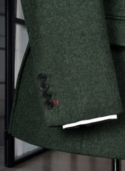 Green Heavy Tweed Suit II -Elite Attire Store customerordgreenheavytweedsuitlook 3