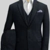Deep Blue Heavy Tweed Suit -Elite Attire Store deepblueheavytwdsuitlk