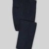 Deep Blue Herringbone Tweed Pants -Elite Attire Store deepblueherringbonetwpantlook
