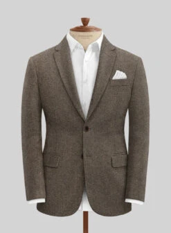 Dapper Brown Tweed Suit -Elite Attire Store dpprbrwntwdsuitlk 2