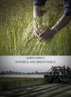 European Dark Blue Linen Shirt -Elite Attire Store europeandarkbluelinenlongslvshirtlook 3