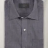 European Haze Purple Linen Shirt -Elite Attire Store europeanhazepurplelinenlongslvshrtlook