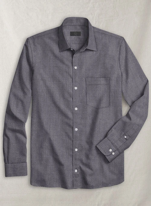 European Haze Purple Linen Shirt 4 European Haze Purple Linen Shirt - Image 2