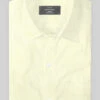 Giza Yellow Cotton Shirt -Elite Attire Store gizayellowcottonshirtlook