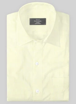 Giza Yellow Cotton Shirt