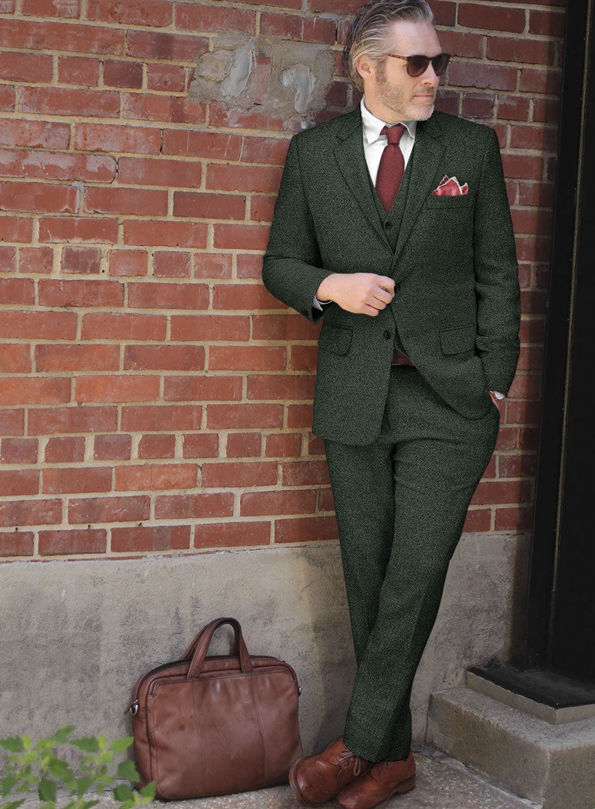 Green Heavy Tweed Suit 4 Green Heavy Tweed Suit - Image 2