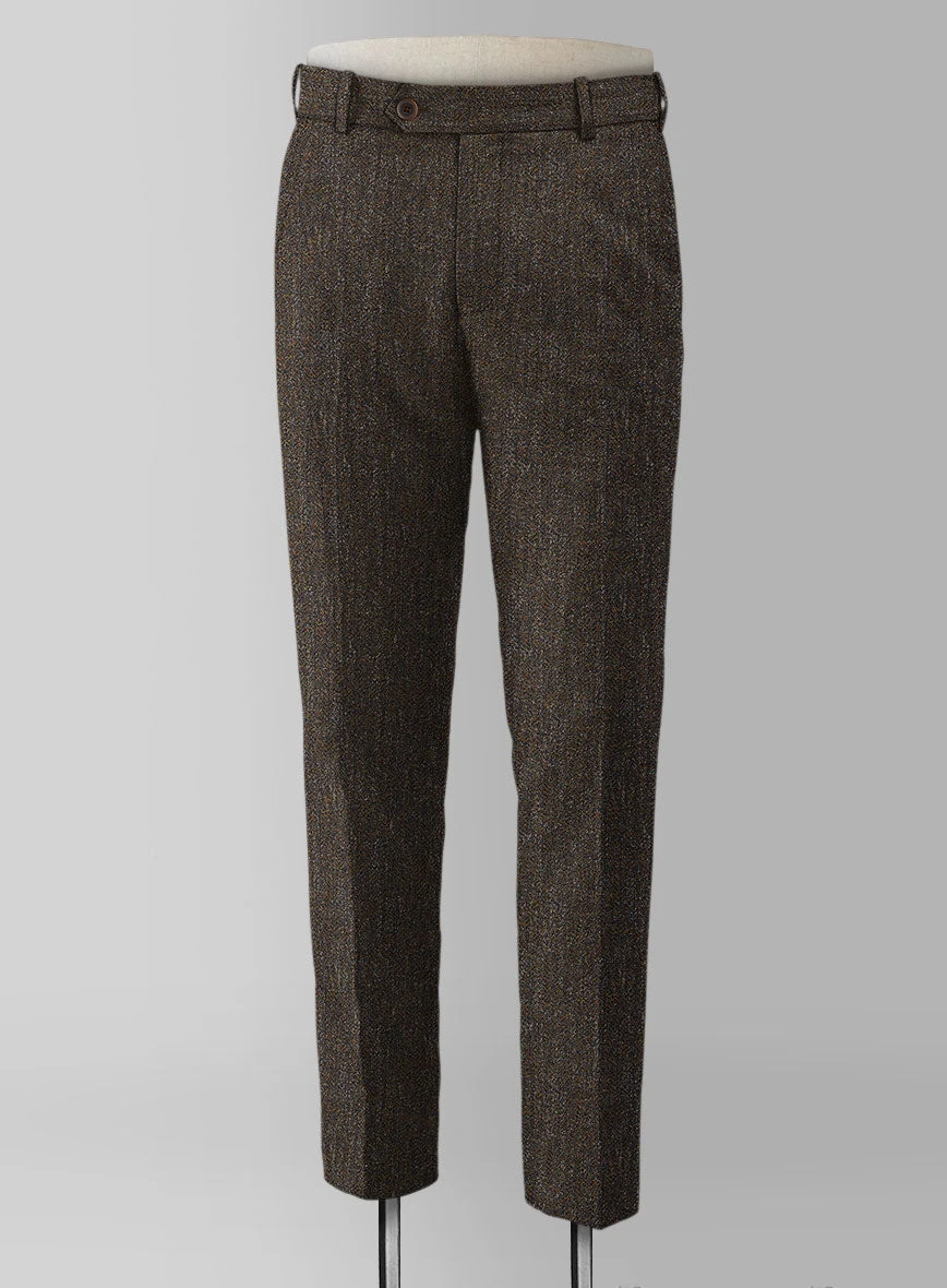 Haberdasher Brown Tweed Pants 4 Haberdasher Brown Tweed Pants - Image 2