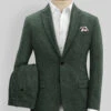 Haberdasher Green Tweed Suit -Elite Attire Store haberdashergreentweedsuitlook