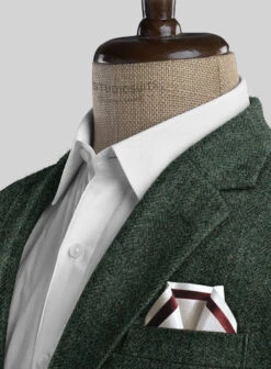 Haberdasher Green Tweed Suit -Elite Attire Store haberdashergreentweedsuitlook 3