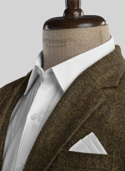 Haberdasher Mustard Brown Tweed Suit -Elite Attire Store haberdasherrusttweedsuitlook 3