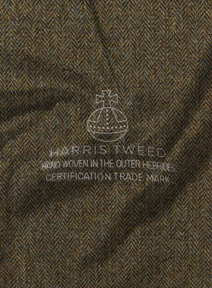 Harris Tweed Ridge Brown Herringbone Pants 6 Harris Tweed Ridge Brown Herringbone Pants - Image 4