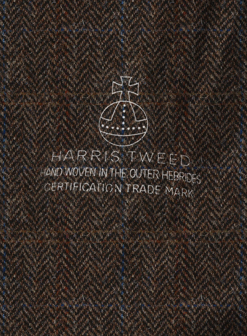 Harris Tweed Country Dark Brown Pants 4 Harris Tweed Country Dark Brown Pants - Image 2