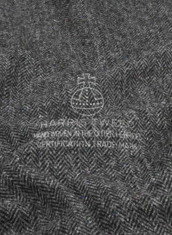Harris Tweed Charcoal Chevron Suit -Elite Attire Store harristweedcharcoalchevronsuitlook 5