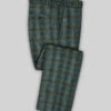 Harris Tweed Scot Green Pants -Elite Attire Store harristweedscotgreenpntlok 1