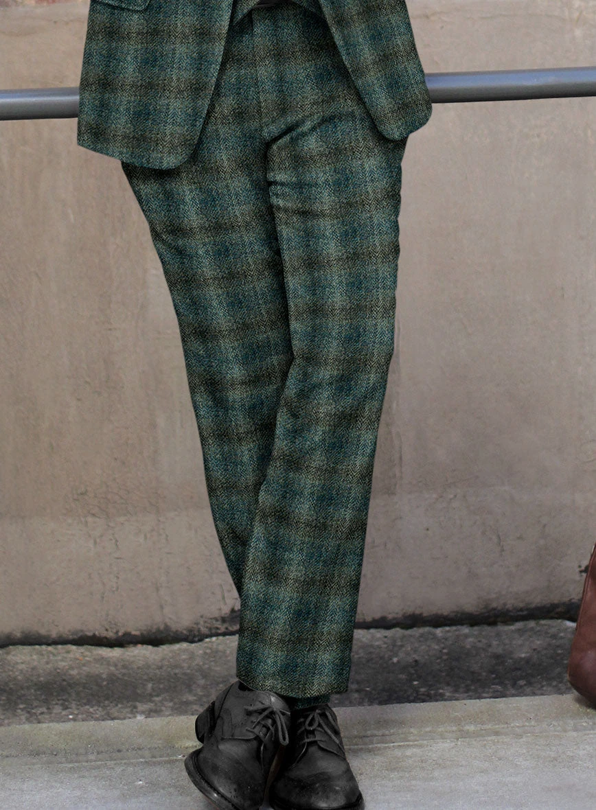 Harris Tweed Scot Green Pants 4 Harris Tweed Scot Green Pants - Image 2