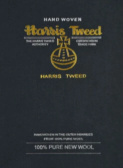 Harris Tweed Dark Blue Herringbone Highland Trousers -Elite Attire Store hartwddarkblueherringbonehightwdtroulook 5