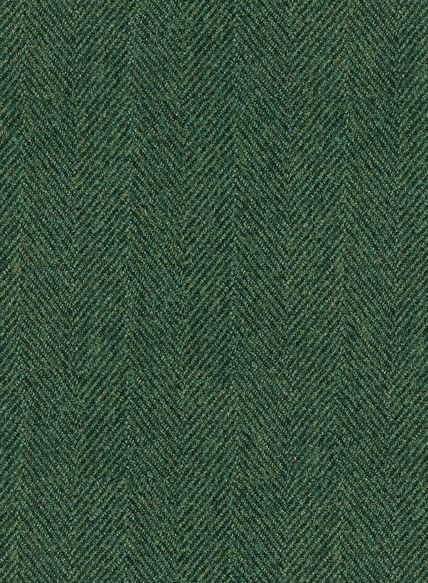 Highlander Heavy Green Herringbone Tweed Pants 5 Highlander Heavy Green Herringbone Tweed Pants - Image 3