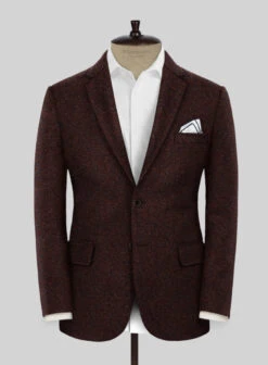 Highlander Heavy Wine Bedford Tweed Suit -Elite Attire Store highlanderheavywinebedfordtweedsuitlk 2