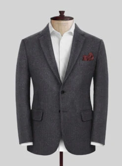 Highlander Charcoal Tweed Suit -Elite Attire Store highlndrchrcaltwdsuitlk 2
