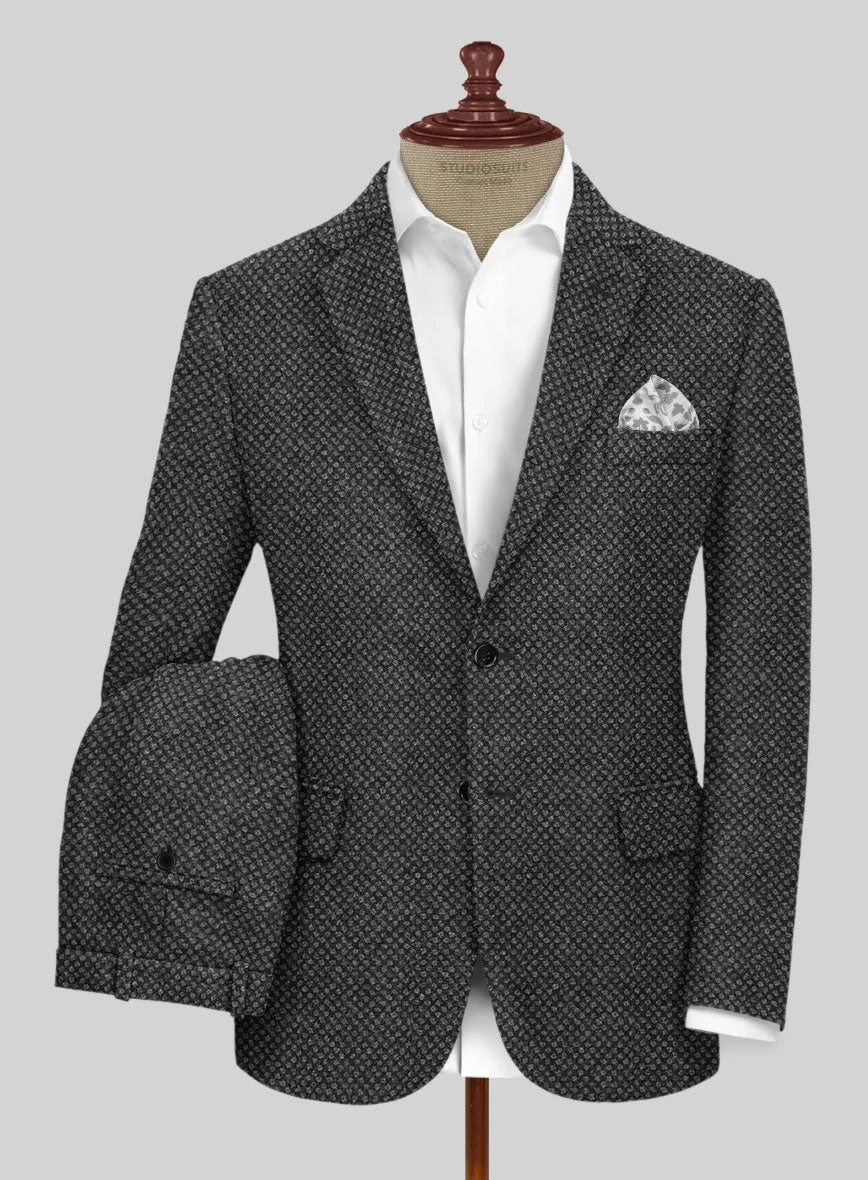 Highlander Heavy Honeycomb Charcoal Tweed Suit 3 Highlander Heavy Honeycomb Charcoal Tweed Suit