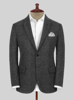 Highlander Heavy Honeycomb Charcoal Tweed Suit 12 Highlander Heavy Honeycomb Charcoal Tweed Suit -Elite Attire Store highlndrheavyhneycmbchrcaltwdsuitlk 2