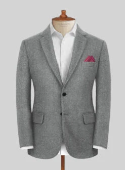 Highlander Light Gray Tweed Suit -Elite Attire Store highlndrltgrytwdsuitlk 2