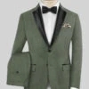 Hunter Green Tuxedo Suit -Elite Attire Store huntergreentuxedosuitlook
