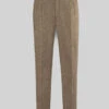 Irish Brown Herringbone Tweed Highland Trousers